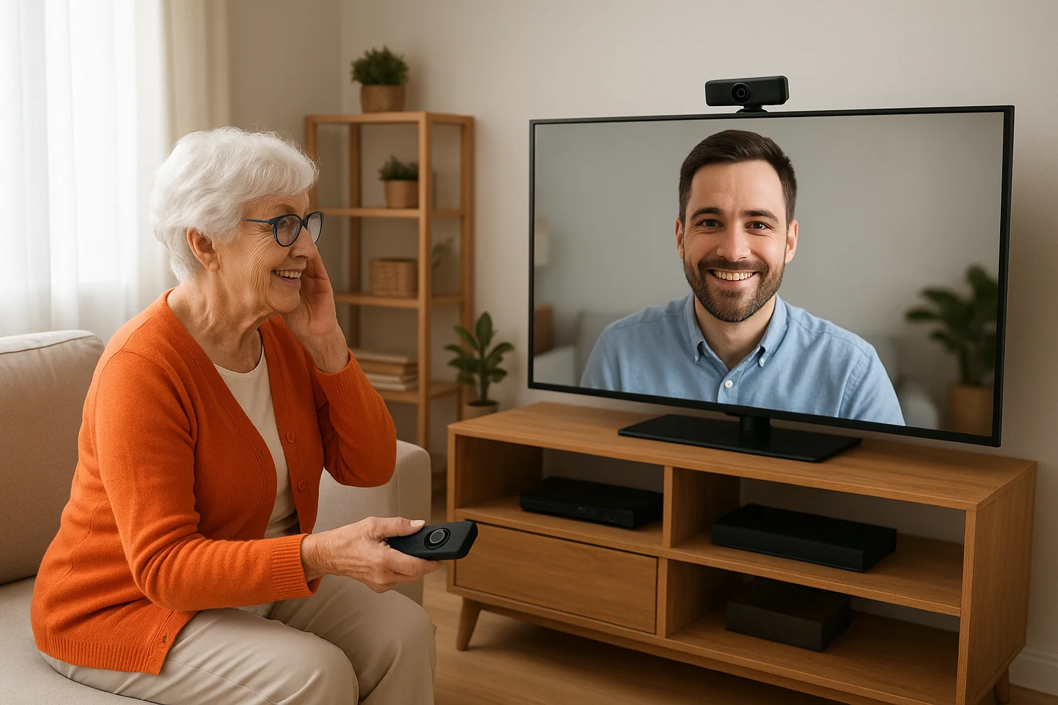 1. Treasure Valley Solutions TV video calling setup